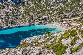 Baai in de Calanques in de Provence, Frankrijk sur Rosanne Langenberg