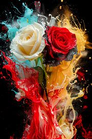 Energy of contrast by Klaus Tesching - Art-AI