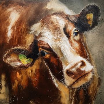 Nieuwsgierige koe van Marjolein Deelen