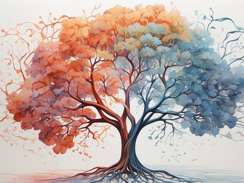 Arbre des quatre saisons par Artistic