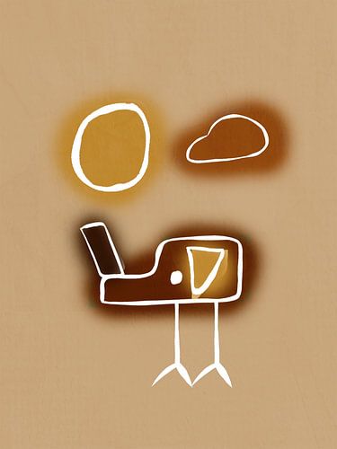 Ringed animal in the Sahara