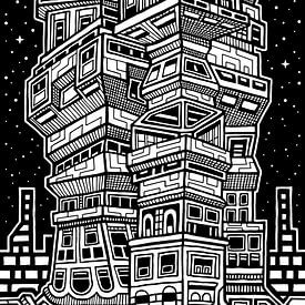 Buildings 1 by Simon van Kessel