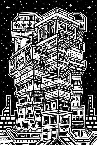 Buildings 1 by Simon van Kessel