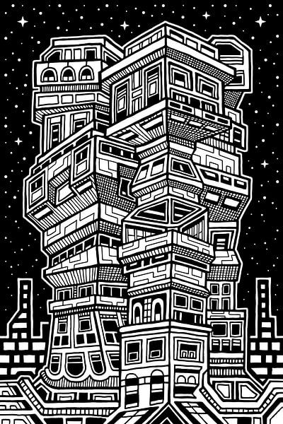 Buildings 1 by Simon van Kessel