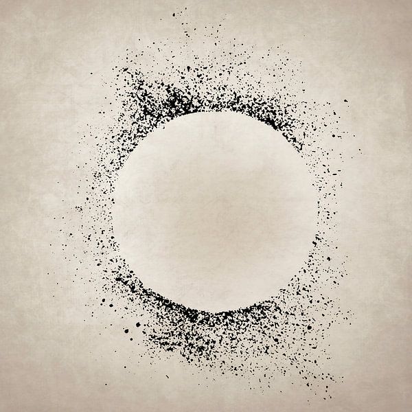 ZEN Art Illustratie schilderij:  Innerlijke rust van Studio Pieternel