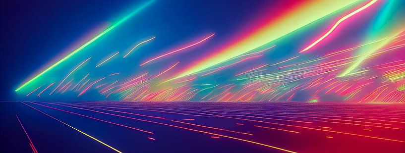 abstract rainbow road traffic background by Animaflora PicsStock