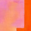 Mur d'un orange vif sur Karen Kaspar