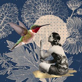 The bird and the girl van collagesdemarie