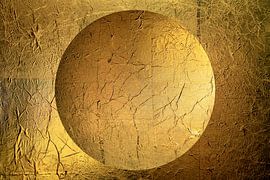 Round ball in gold. Minimalism. 1 by Alie Ekkelenkamp