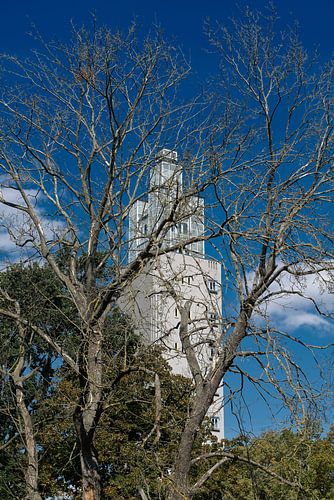 Albinmüller Tower in Magdeburg City Park by Heiko Kueverling