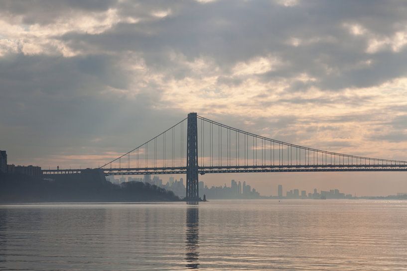 George Washington Bridge New York by Guido Akster