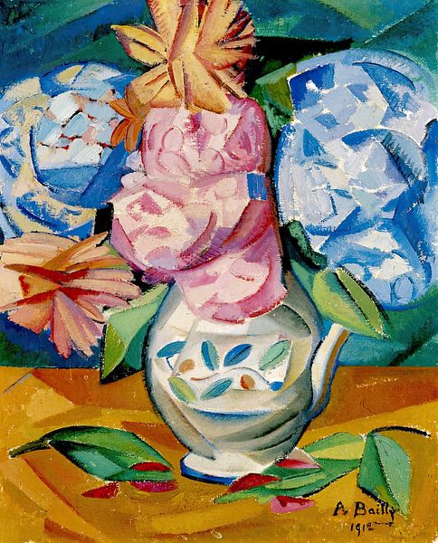 Alice Bailly - Blumenstrauß aus Hortensien par Peter Balan