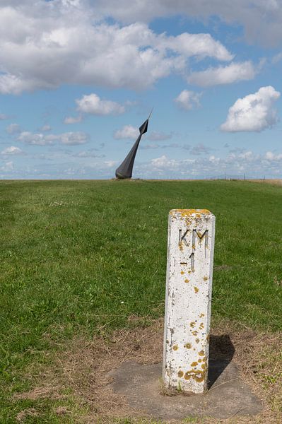 Milepost minus one by Richard Wareham