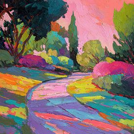 A Colourful Garden Adventure Awaits by Wonderful Art