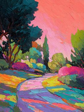 Colorful Garden Adventure Ahead van De Mooiste Kunst