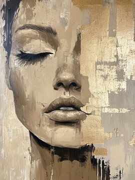 Modern Abstract Portret van SPEQ ART