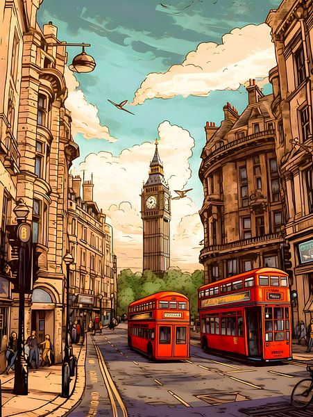 LONDRES Angleterre par Artstyle