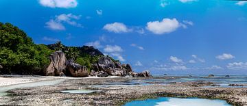 Strand seychellen, anse source d'argent, la dique van Corrine Ponsen