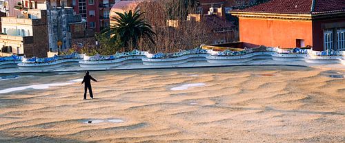 zonsopgang in Parc Quell