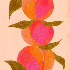 Stilvolle Pfirsiche in warmen Farben von But First Framing