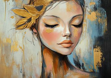Gouden Portret van De Mooiste Kunst