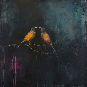 Vogels | Neon Whisper | Vogels van Kunst Kriebels