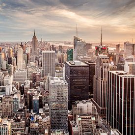 New York overzicht skyline van Anne Jannes
