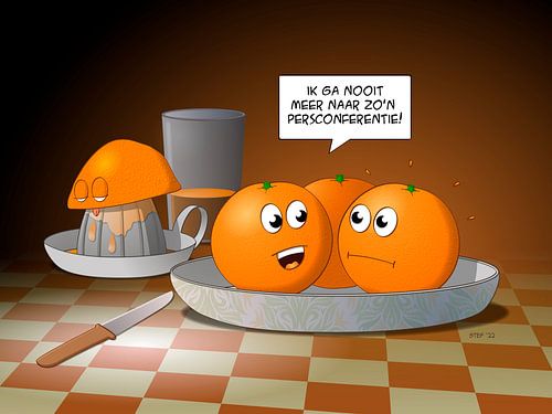 De persconferentie