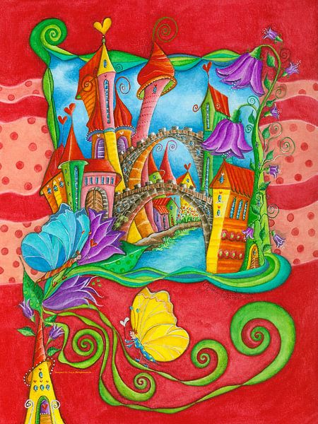 Schmetterling Stadt von Sonja Mengkowski
