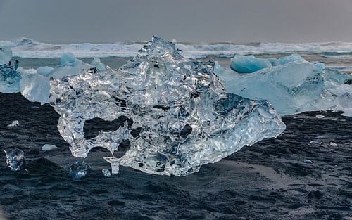 L'art de la glace fait par la nature elle-même