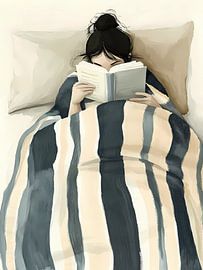 Cozy evening reading a book by IamHome Studio