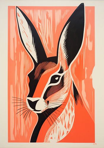 Stylised Hare | Modern Portrait