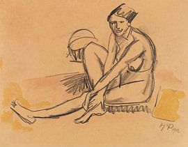 Max Pechstein – Seated Female Nude, 1912 by Atelier Liesjes
