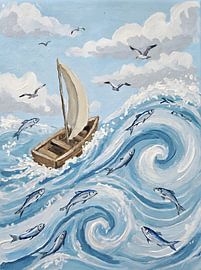Turbulent Ocean Fish sur HUGO
