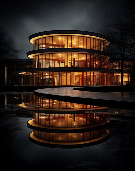 Stadtansicht von fernlichtsicht