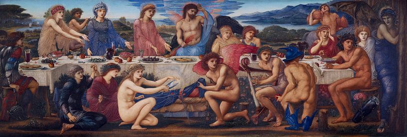 Fête de Pélée, Edward Burne-Jones - 1881 par Atelier Liesjes