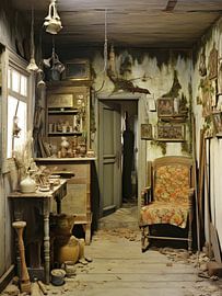 Lost Place Stube Raum Verfall Staub Geheimnis Vergangenheit