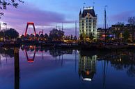 Vroege ochtend in de Oude Haven van Rotterdam van Mark De Rooij thumbnail