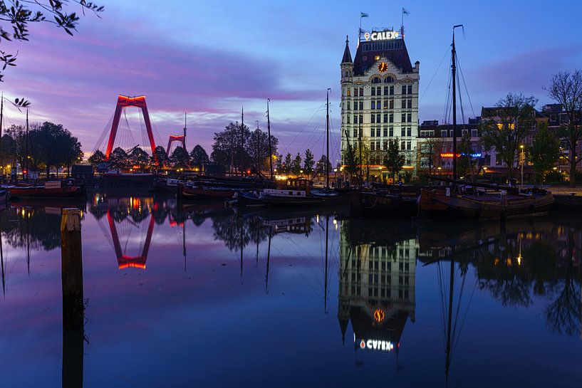 Early morning in the Old Harbour of Rotterdam by Mark De Rooij