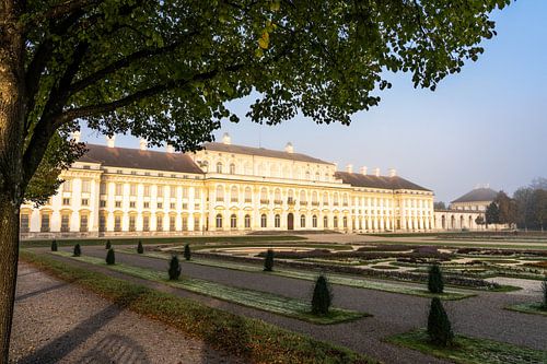 Le magnifique Schloss Schleißheim, avec son grand parc baroque, se trouve dans le village d'Oberschl