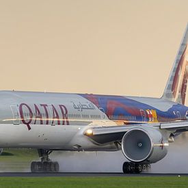 Qatar Boeing 777 special livery van Arthur Bruinen