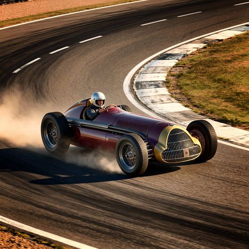 Echo's van Monza: Schilderij Alfetta