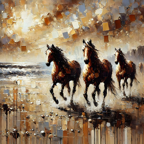 Galopperende Paarden