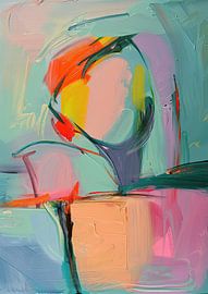 Abstract Gesicht von Blickfänger Gemälde