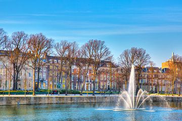 De fontein in de hofvijver in Den Haag  von Dexter Reijsmeijer