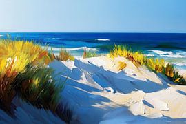 Dunes and sea by ARTemberaubend