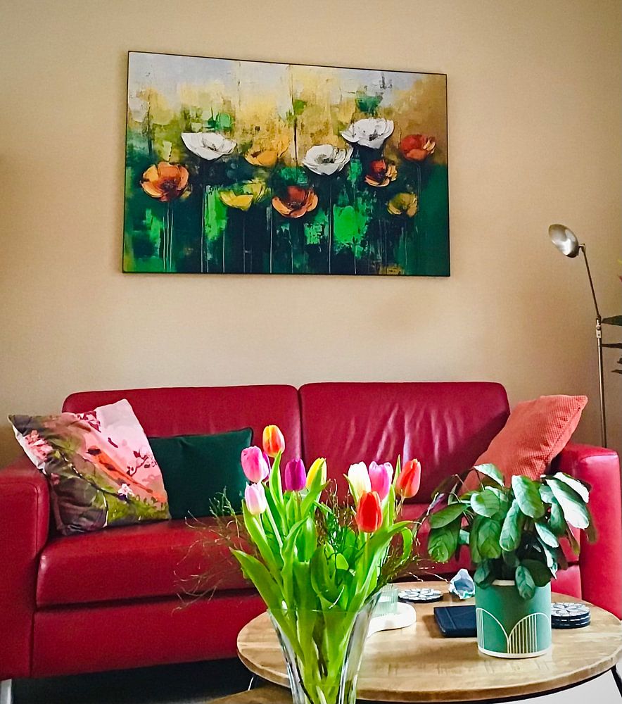 Blumen Abstrakt  von Wunderbare Kunst 