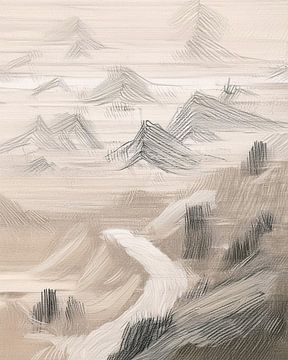 Japandi Series Yama - 3 by Studio Pieternel
