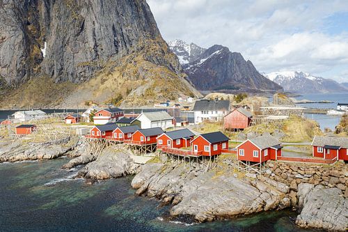 Fischerdorf, Lofoten-Inseln