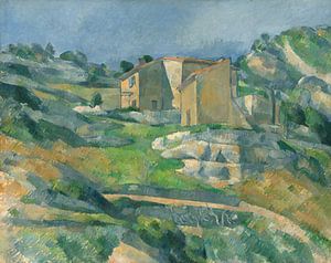 Häuser in der Provence: Das Riaux-Tal bei L'Estaque, Paul Cézanne
